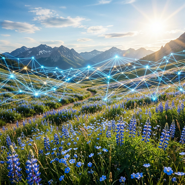 Circuit électronique en forme de cerveau pour le Machine Learning.